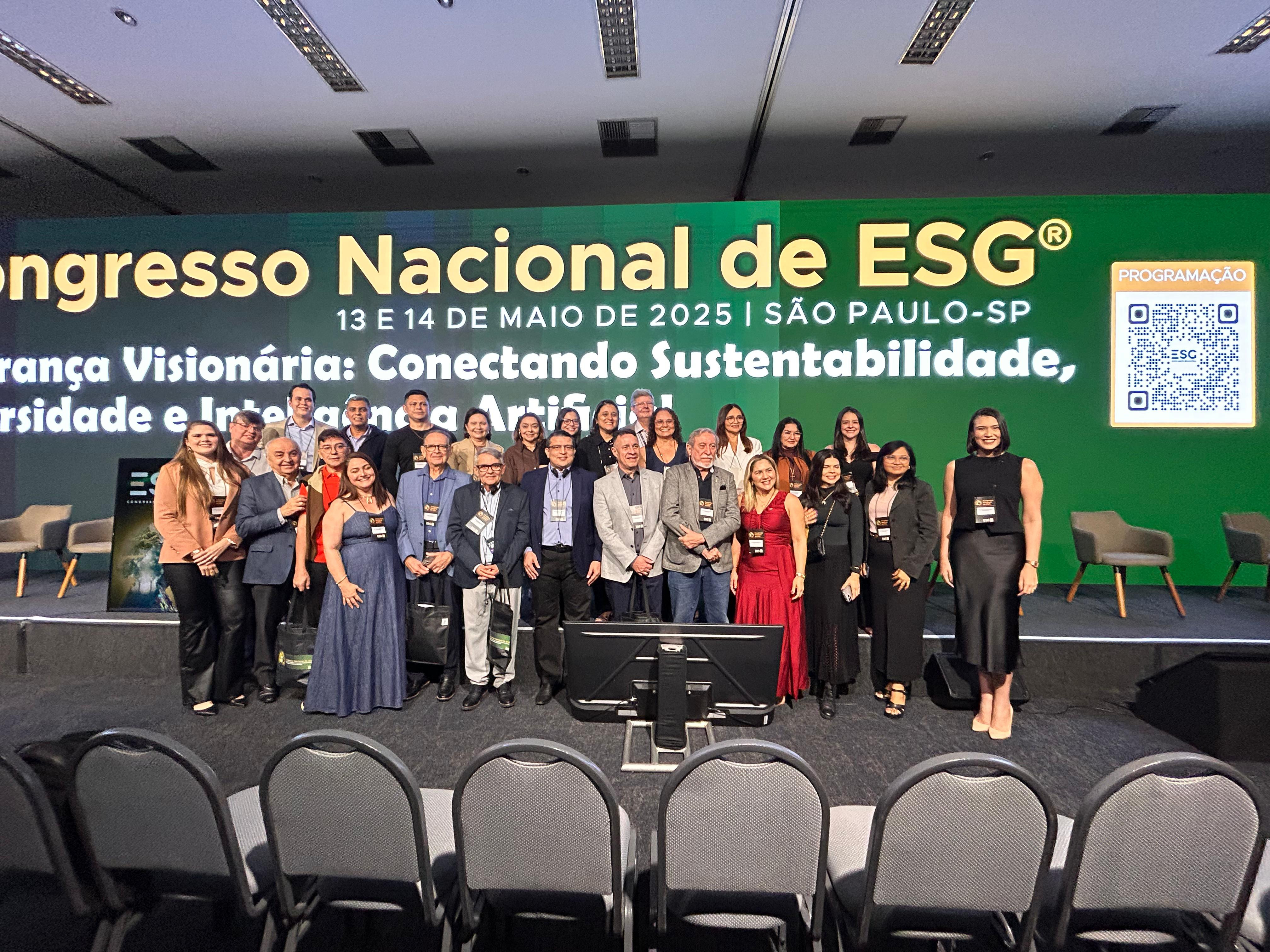 Delegação cearense marca presença no Congresso Nacional de ESG, em São Paulo